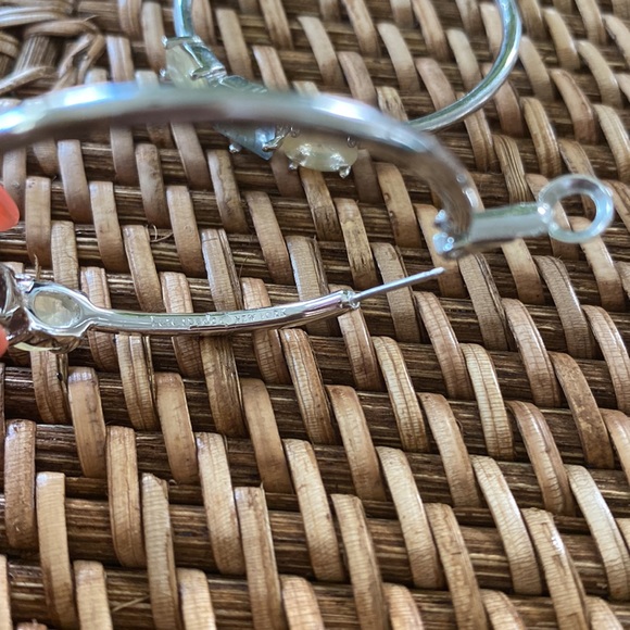 EUC Kate Spade Silver Hoops - Picture 4 of 5